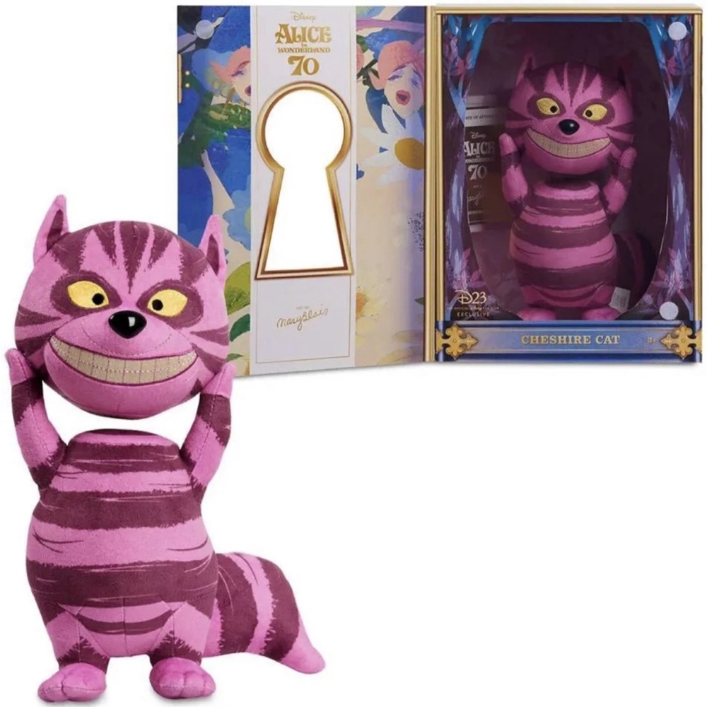 NWT Disney D23 Exclusive Cheshire cat Plush